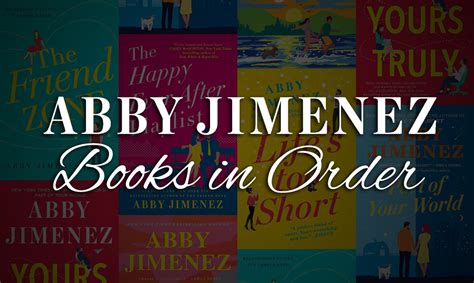 do you need to read abby jimenez books in order