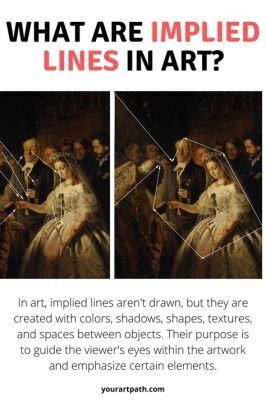 what is an implied line in art and how does it reflect the artist's subconscious?